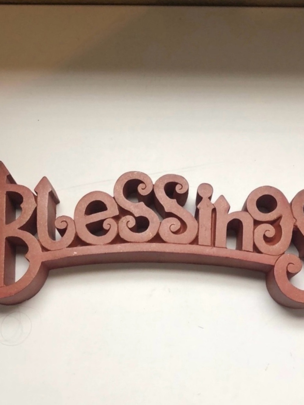Fall Holiday Decor Blessings Brown Mantle Tabletop Farmhouse Thanksgiving Decor
